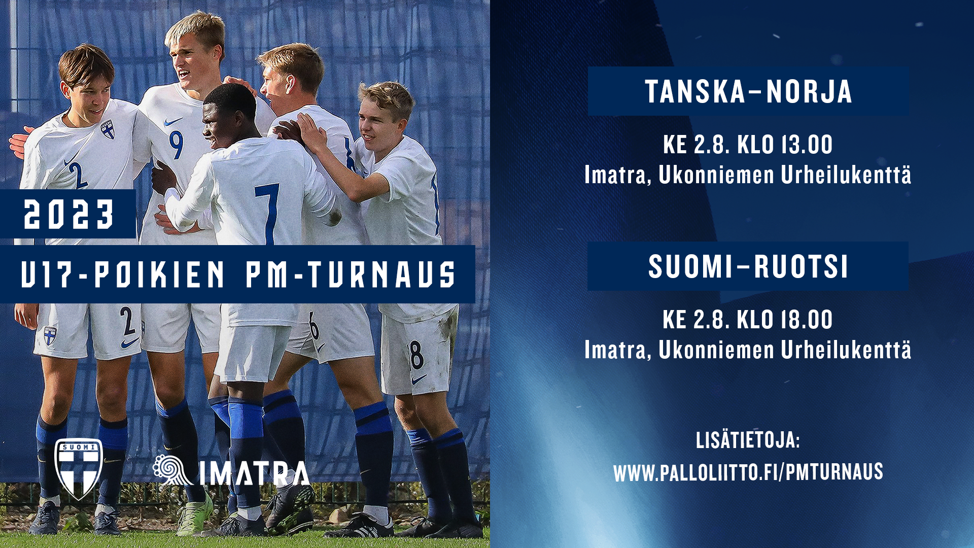 Featured image for “U17 PM-turnaus Imatralla 2.8.2023”